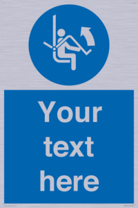 Custom Mandatory: Open safety bar of chairlift